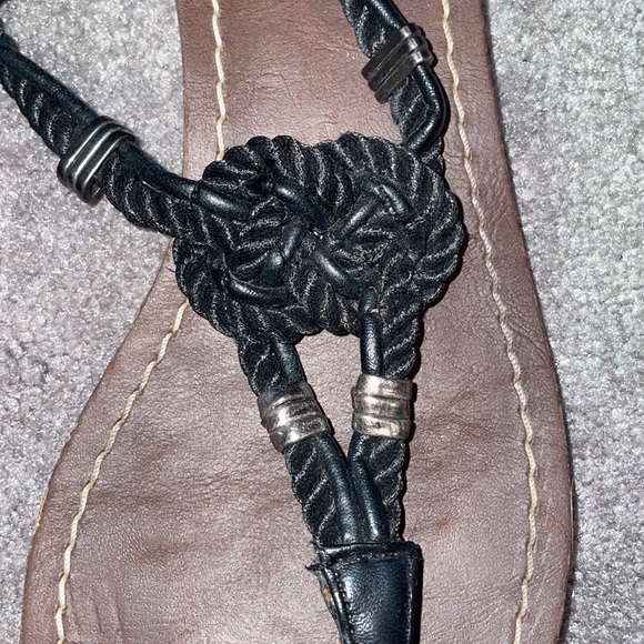 Dolce Vita Black Sailor Knot Sandals, Size 8 - Picture 9 of 11